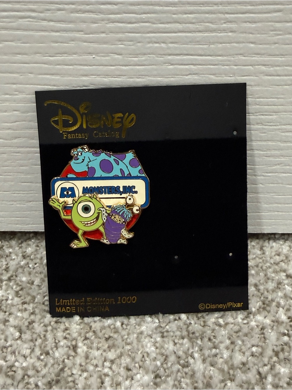 Disney Fantasy Catalog Monsters Inc Pin LE1000